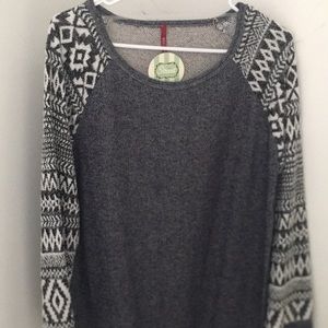 Aztec oversized tunic